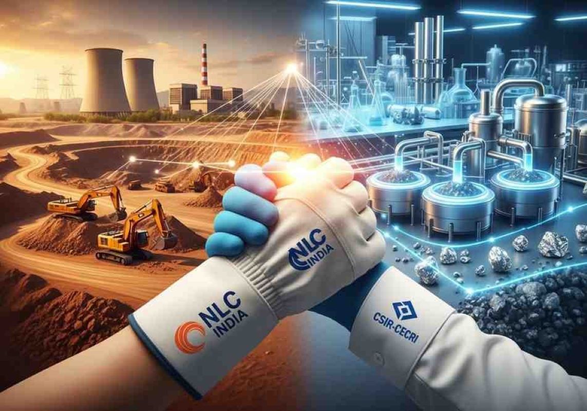 NLC India Limited signed a Memorandum of Understanding with CSIR-Central Electrochemical Research Institute at Neyveli, Tamil Nadu